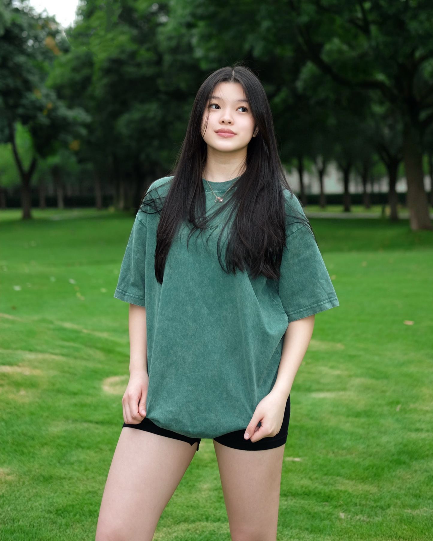 Vintage Logo Green | Oversized T