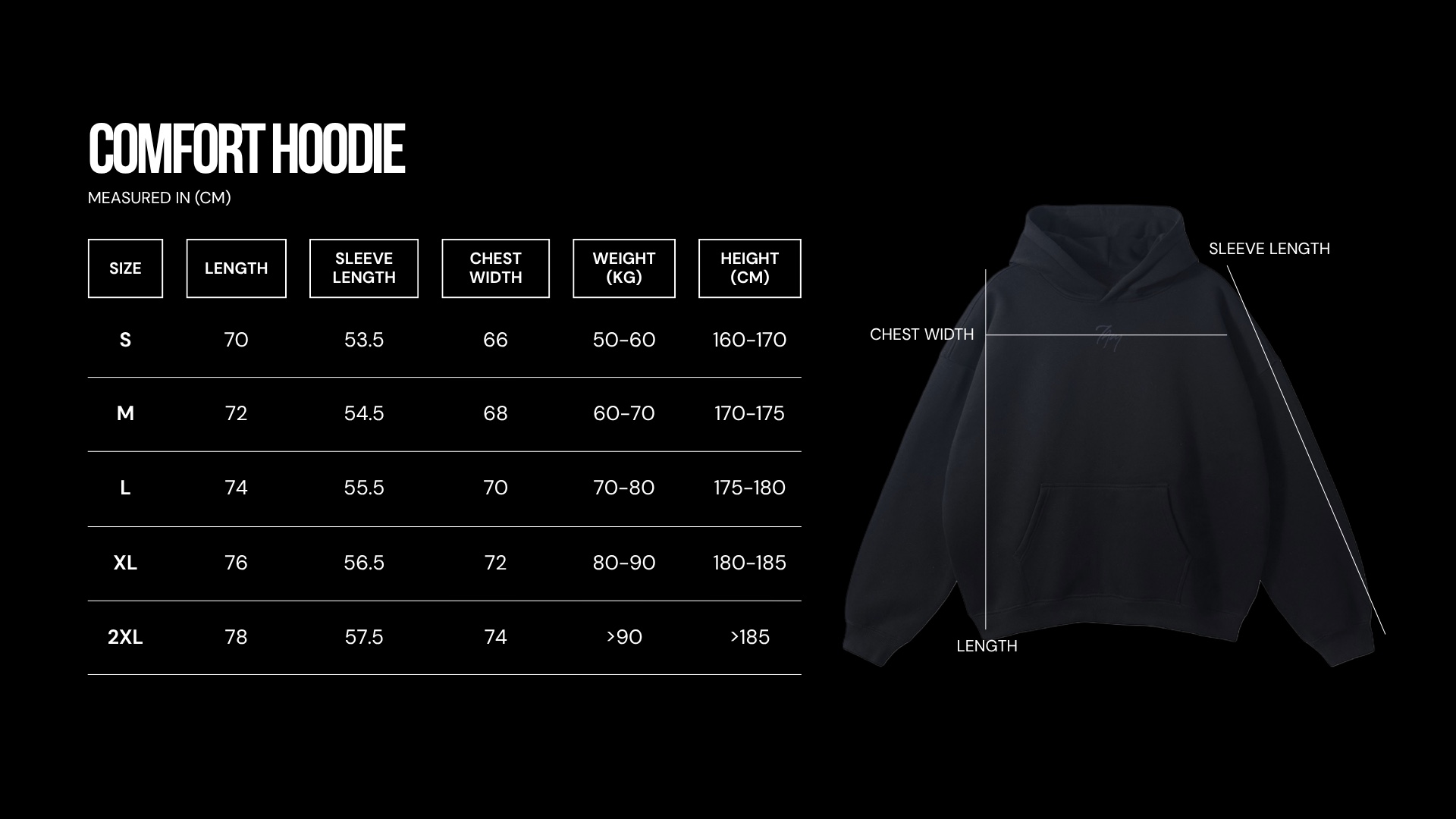 Comfort Midnight Blue | Hoodie