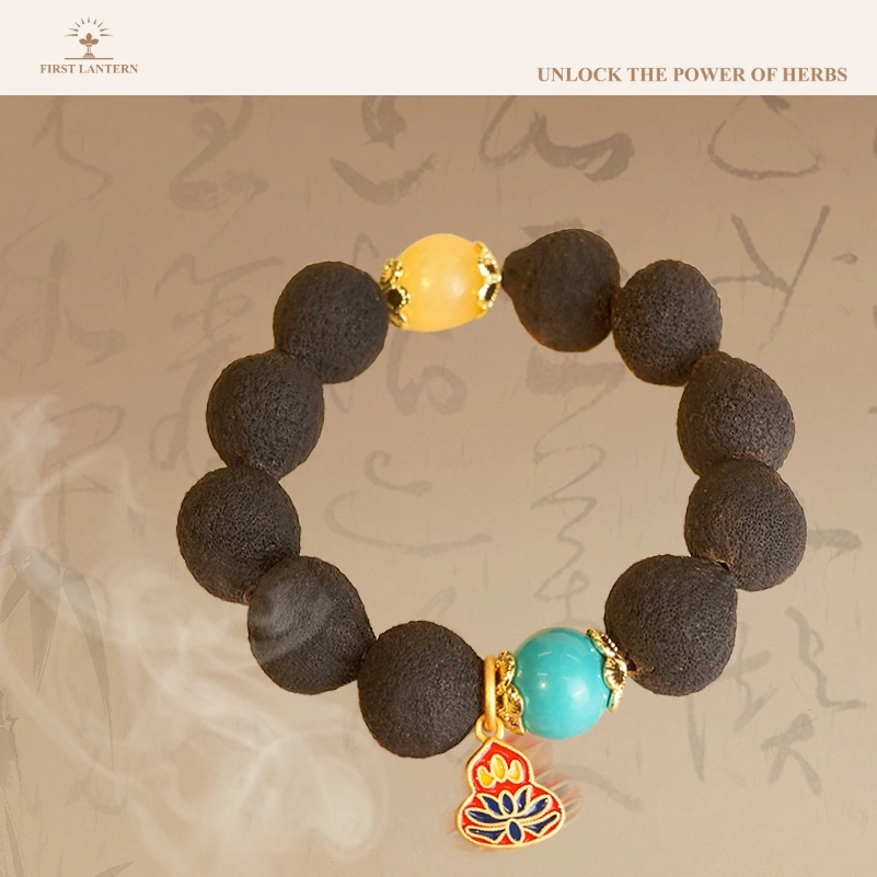 Turquoise Guardian Taigan Bracelet – Xinhui Baby Tangerine Beads with Turquoise for Children’s Protection