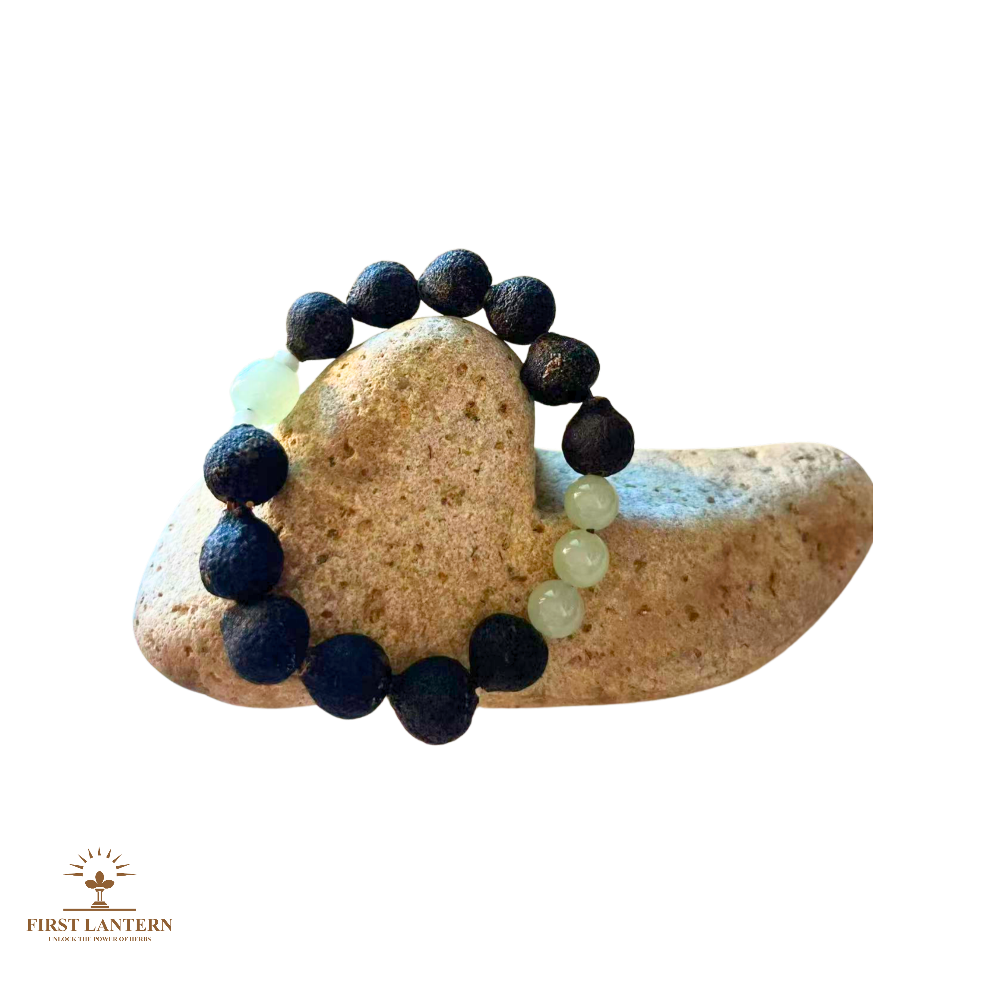 Taigan (Tangerine) Bead x Green Aventurine Mindfulness Bracelet - "Verdant Ease" (Single Strand)