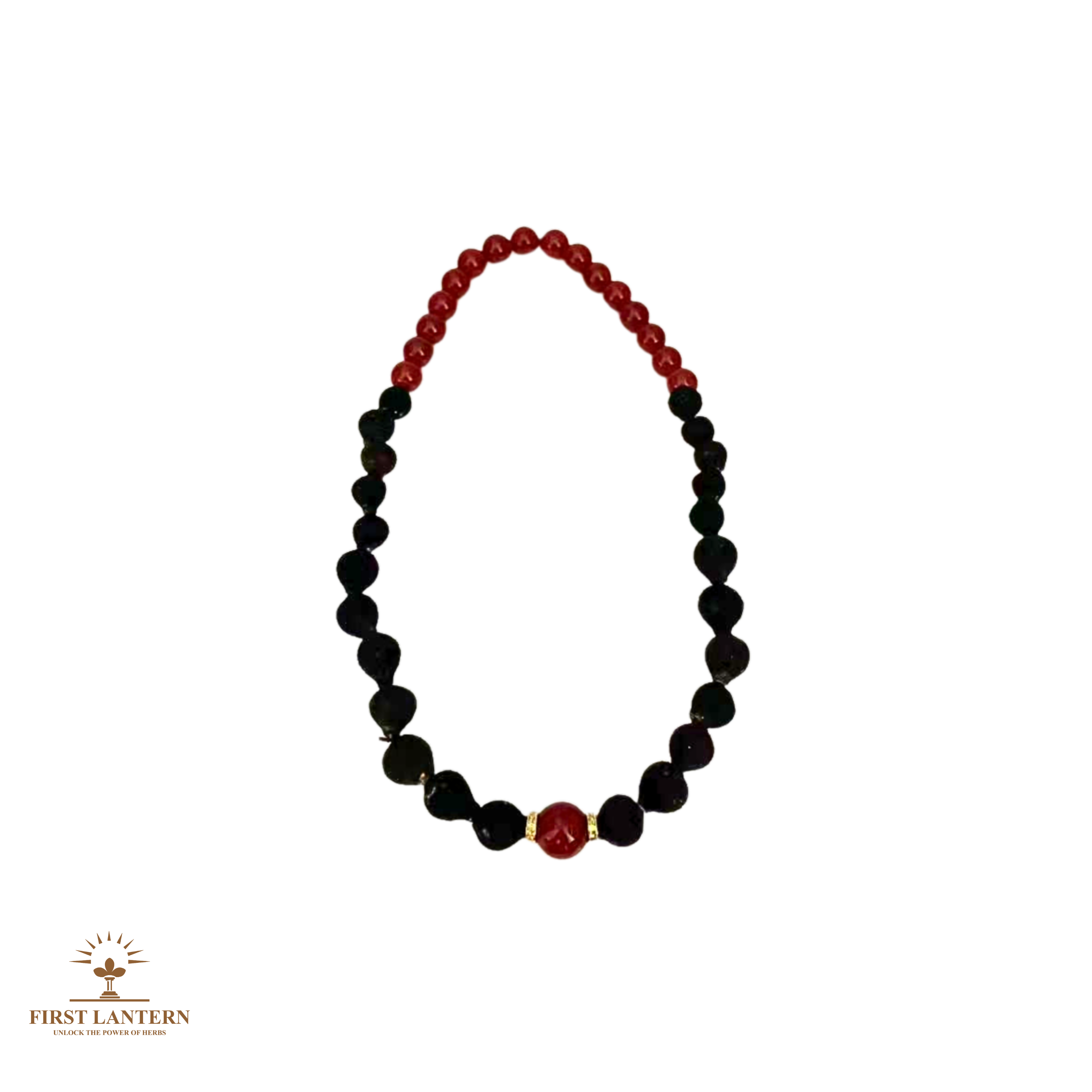 Taigan (Tangerine) Bead x South Red Agate Mindfulness Bracelet - "Kindled Scent - Dual Loop"