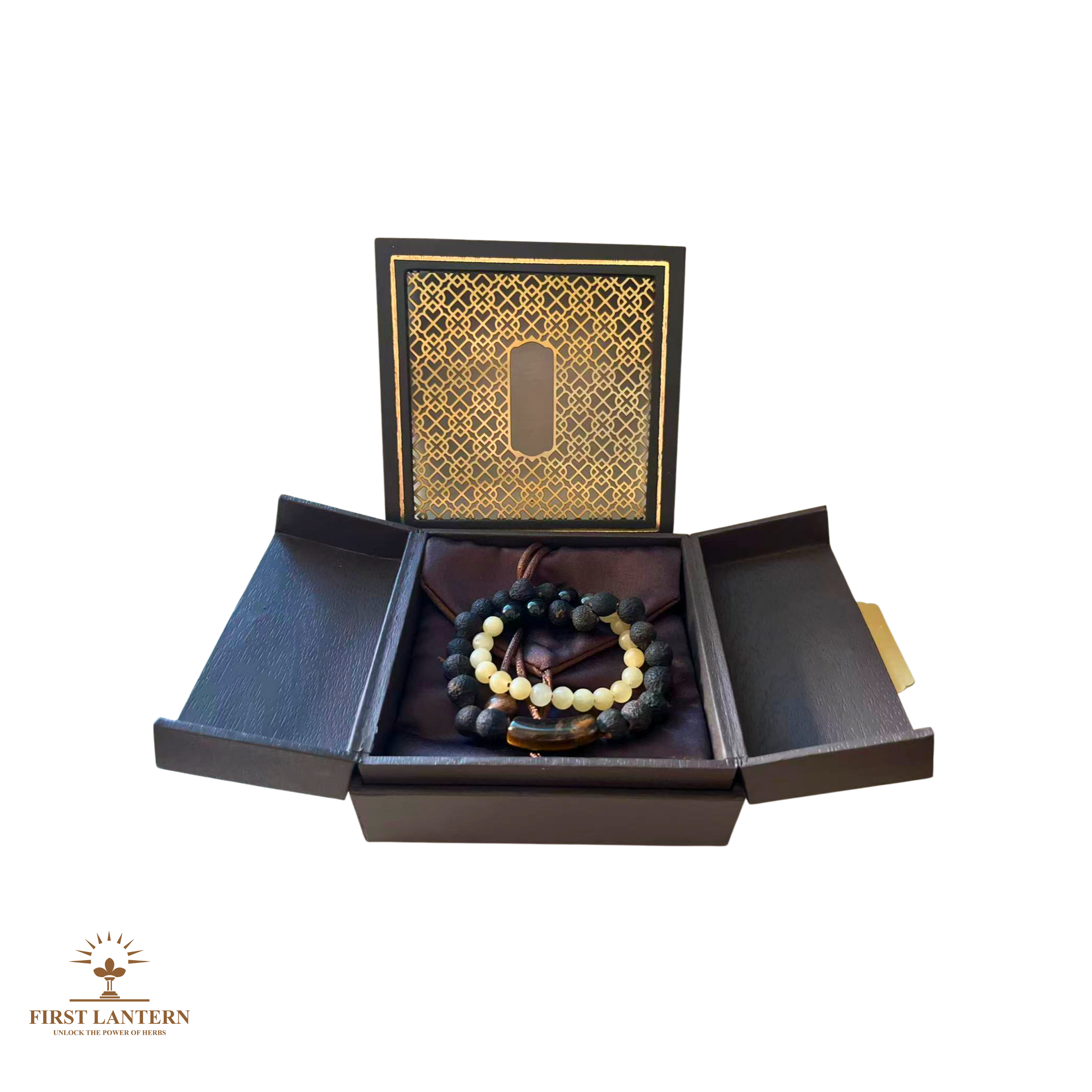 Tangerine Bead x Red Agate Mindfulness Bracelet - "Kindled Scent"