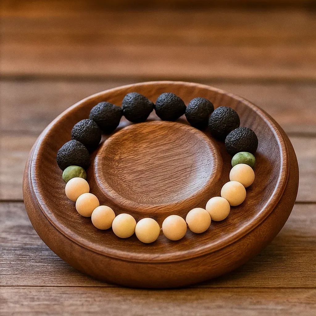 Taigan (Tangerine) Bead x White Howlite Mindfulness Bracelet - "Serene Scent" (Women)