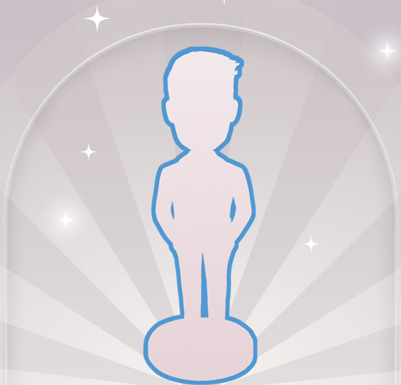 Fully customised single male bobble head