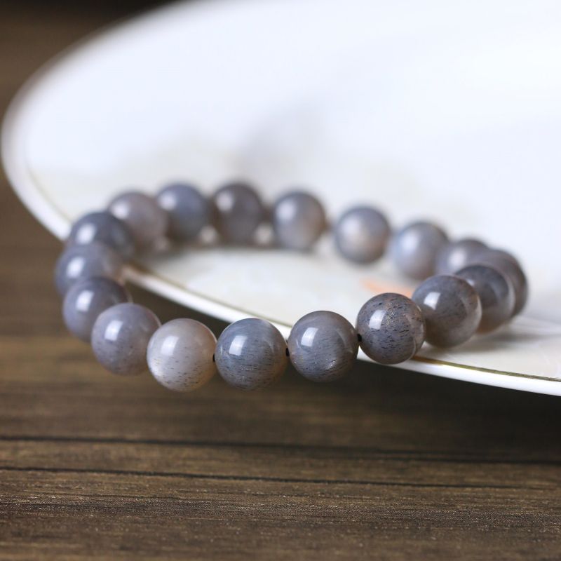 Black Rutilated Super Hair Crystal Bracelet (10mm+)