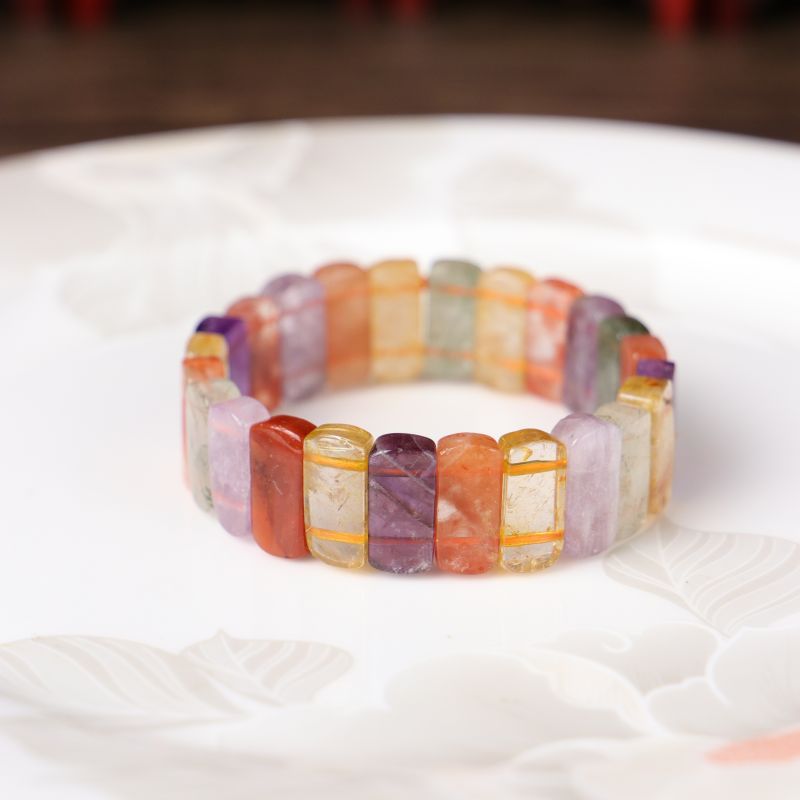 Welfare Crystal Multi-Gem Bracelet