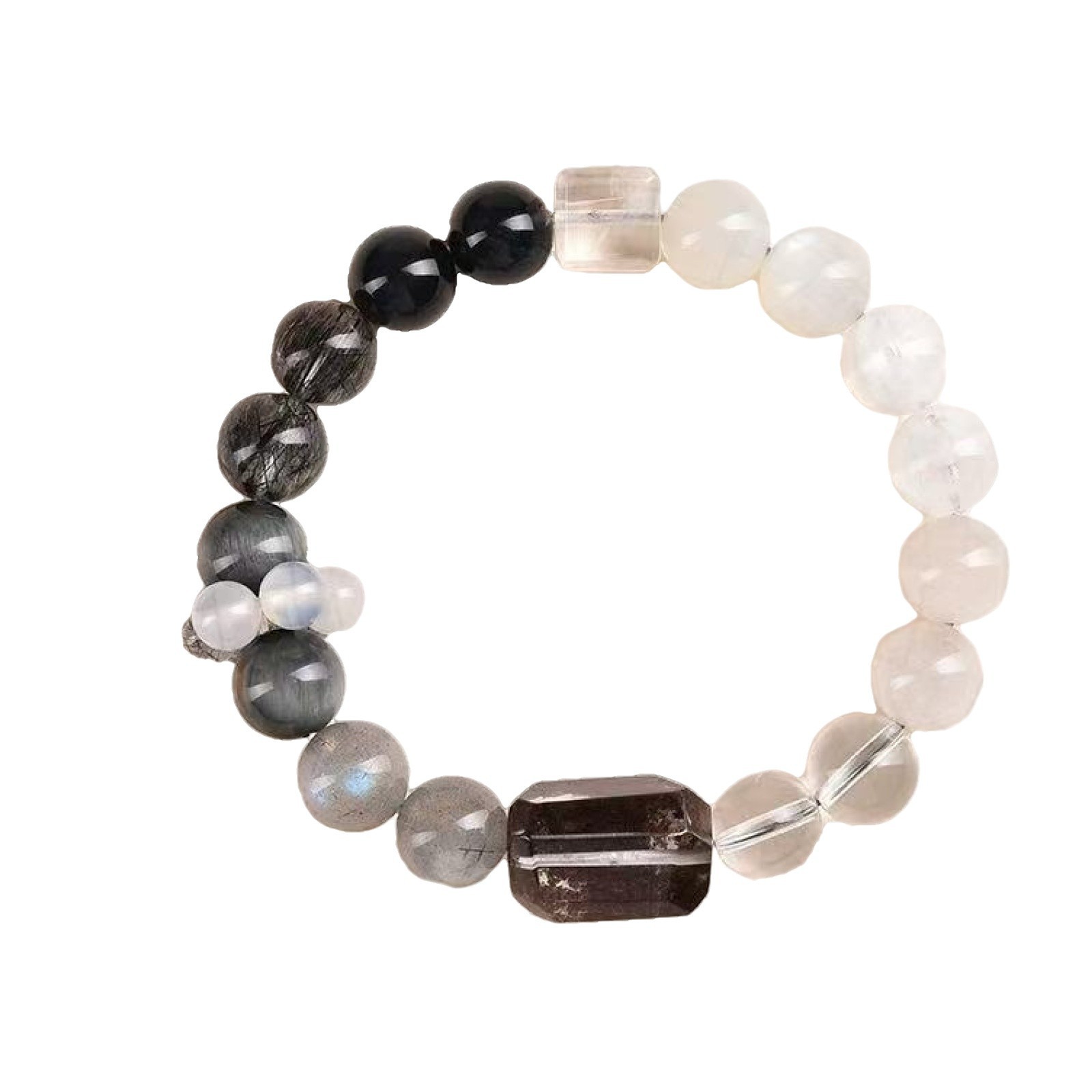 【Qihangzhubao】Natural Crystal Five Elements Balancing Bracelet