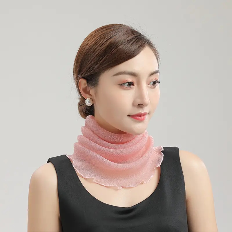 2-in-1 UV Protection Sun Veil & Cooling Scarf: Lightweight & Breathable for Outdoor Wear