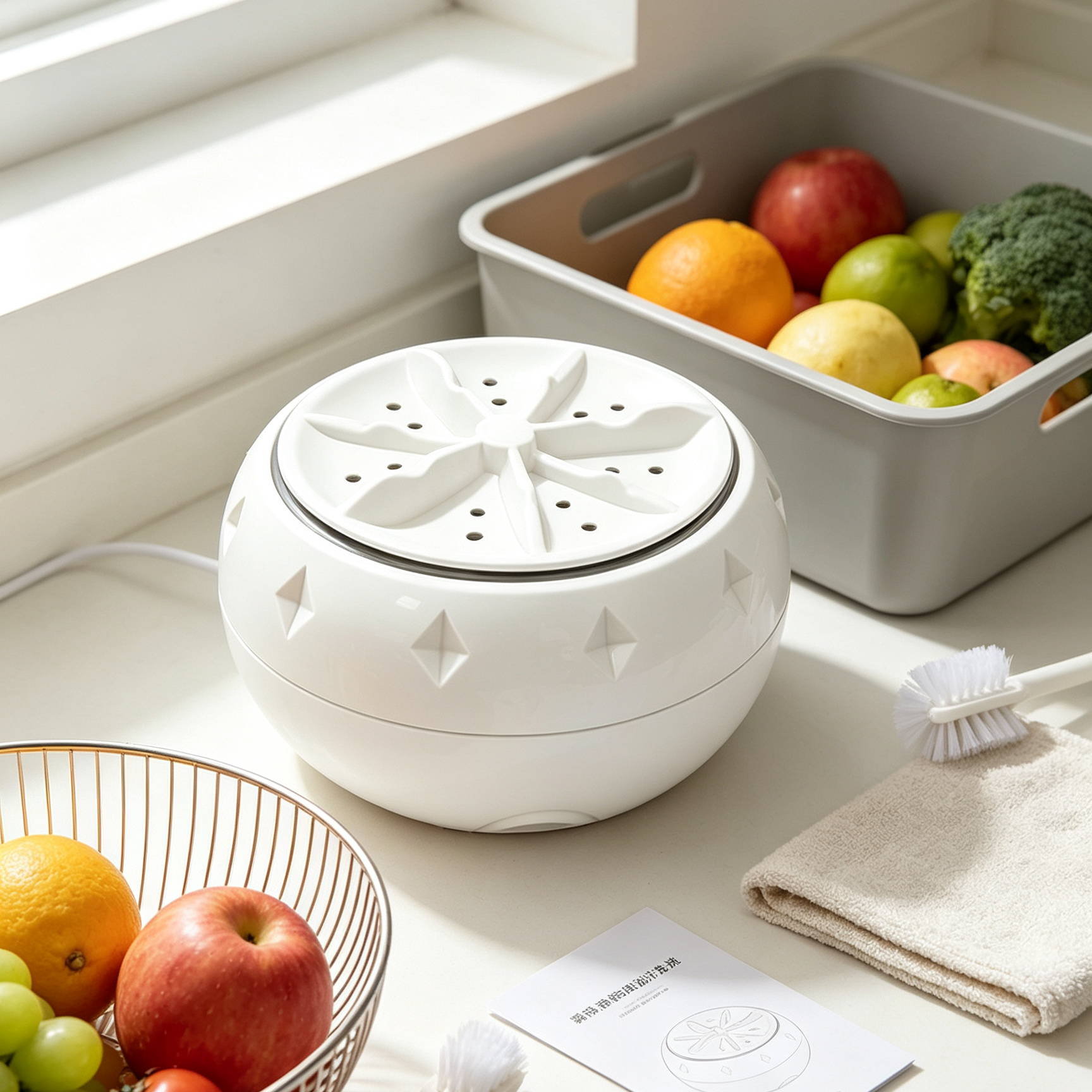Ultrasonic Fruit and Vegetable Cleaner – Advanced Hydrocyclone Purifier