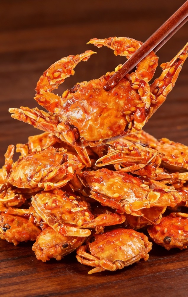 Spicy Crispy Sea Crab Snacks – High Protein, Low Sodium & Ready-to-Eat (Healthy Seafood Jerky)