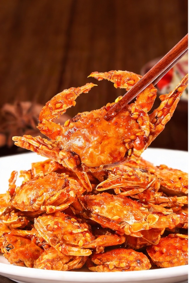 Spicy Crispy Sea Crab Snacks – High Protein, Low Sodium & Ready-to-Eat (Healthy Seafood Jerky)