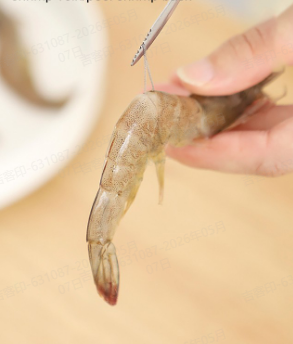 Alat Kupas Udang 3-in-1 Pembersih Urat Udang Keluli Tahan Karat Pencungkil Udang Serbaguna Gadget Dapur Viral