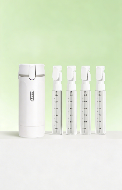 Set Botol Travel Mudah Alih – Bekas Kosmetik Silikon Anti-Bocor untuk Syampu & Losyen 