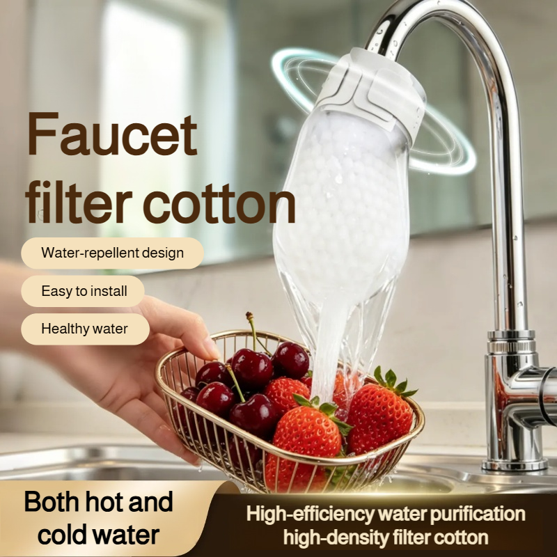 Faucet Water Filter | Sediment Filter Bag | Tap Water Purifier | Kitchen Splash Guard | Rust and Scale Remover | Micron Cotton Filter | Home Water Filtration