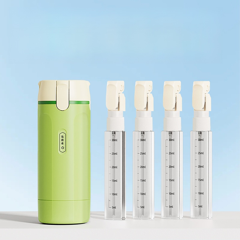 Set Botol Travel Mudah Alih – Bekas Kosmetik Silikon Anti-Bocor untuk Syampu & Losyen 