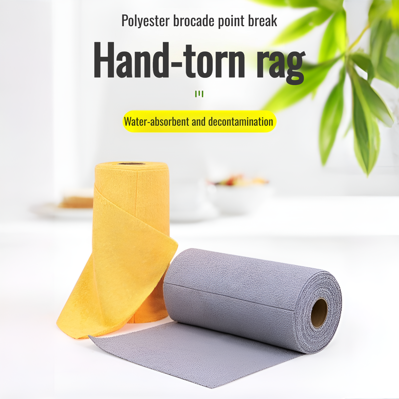 Kain Lap Dapur Jenis Roll | Kain Mikrofiber Serbaguna | Kain Cuci Pinggan Reusable Jimat Space