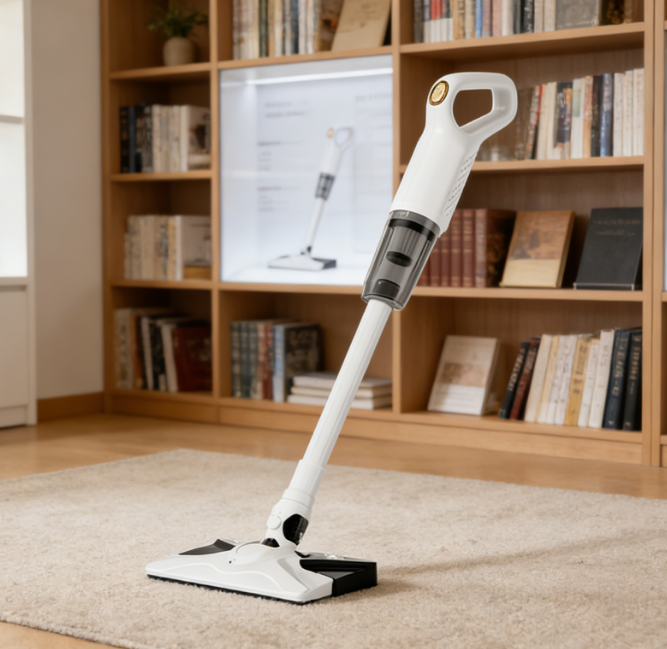 Cordless Wet Dry Vacuum Cleaner & Mop – All-in-One Floor Washer with High Suction for Dust Mites & Stains