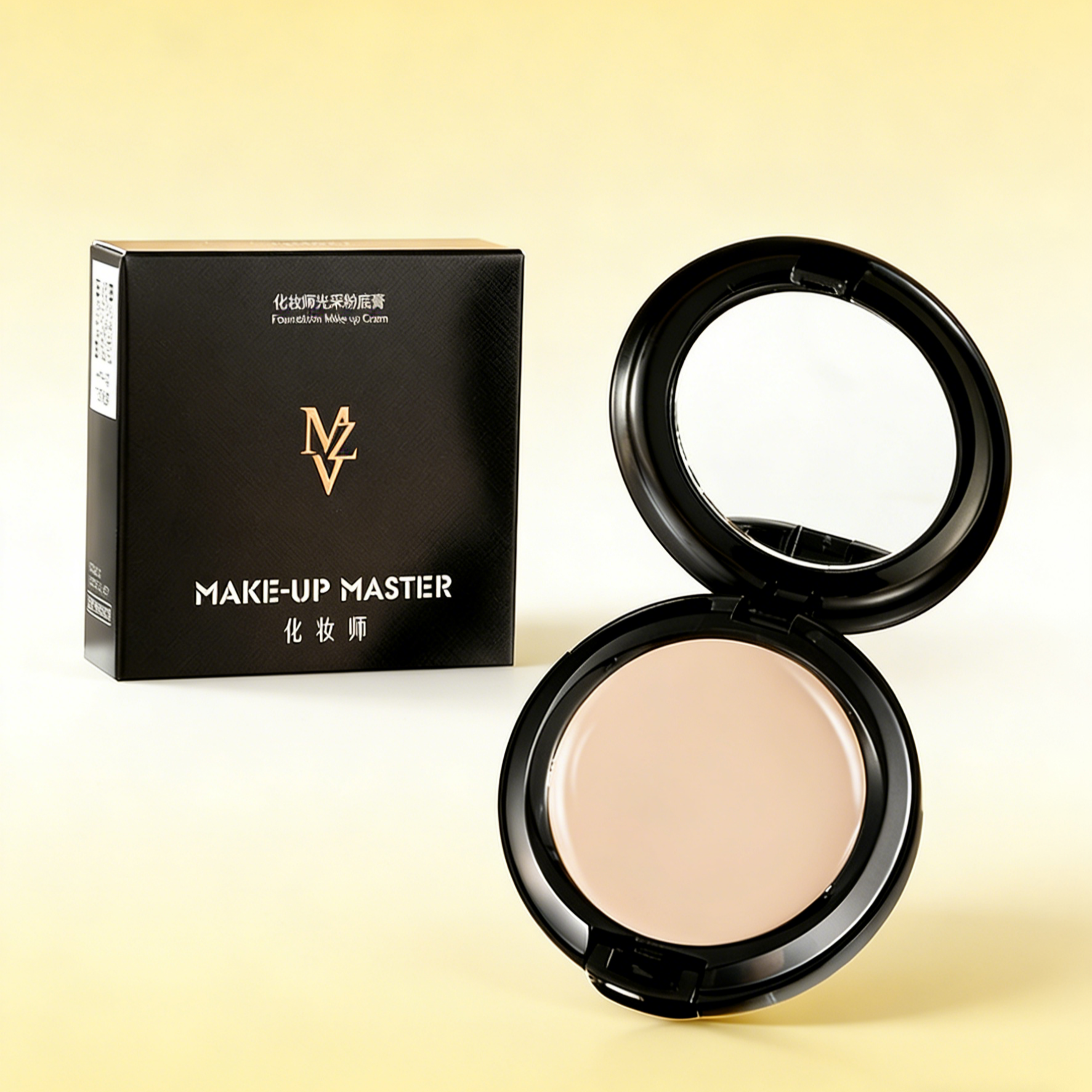Foundation Concealer Cream Premium | Krim Asas Penyamar Noda untuk Solekan Natural | Ringan, Tahan Lama & Kalis Air | Sesuai untuk Semua Jenis Kulit