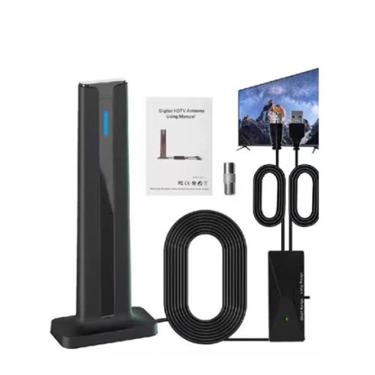 HD 4K Digital TV Antenna (DVB-T2) – 300KM+ Long Range with Signal Booster – Free Local Channels for Smart TV & Old TV