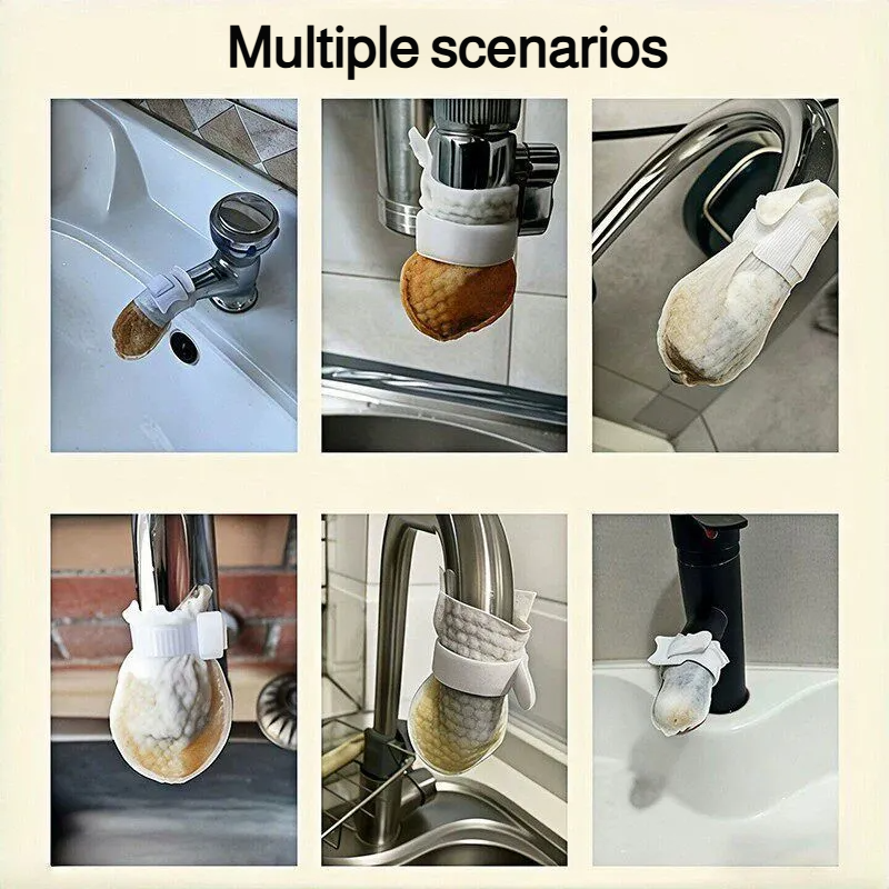 Faucet Water Filter | Sediment Filter Bag | Tap Water Purifier | Kitchen Splash Guard | Rust and Scale Remover | Micron Cotton Filter | Home Water Filtration