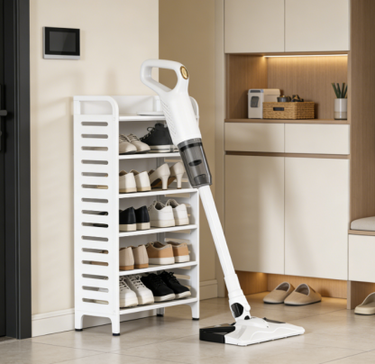 Cordless Wet Dry Vacuum Cleaner & Mop – All-in-One Floor Washer with High Suction for Dust Mites & Stains