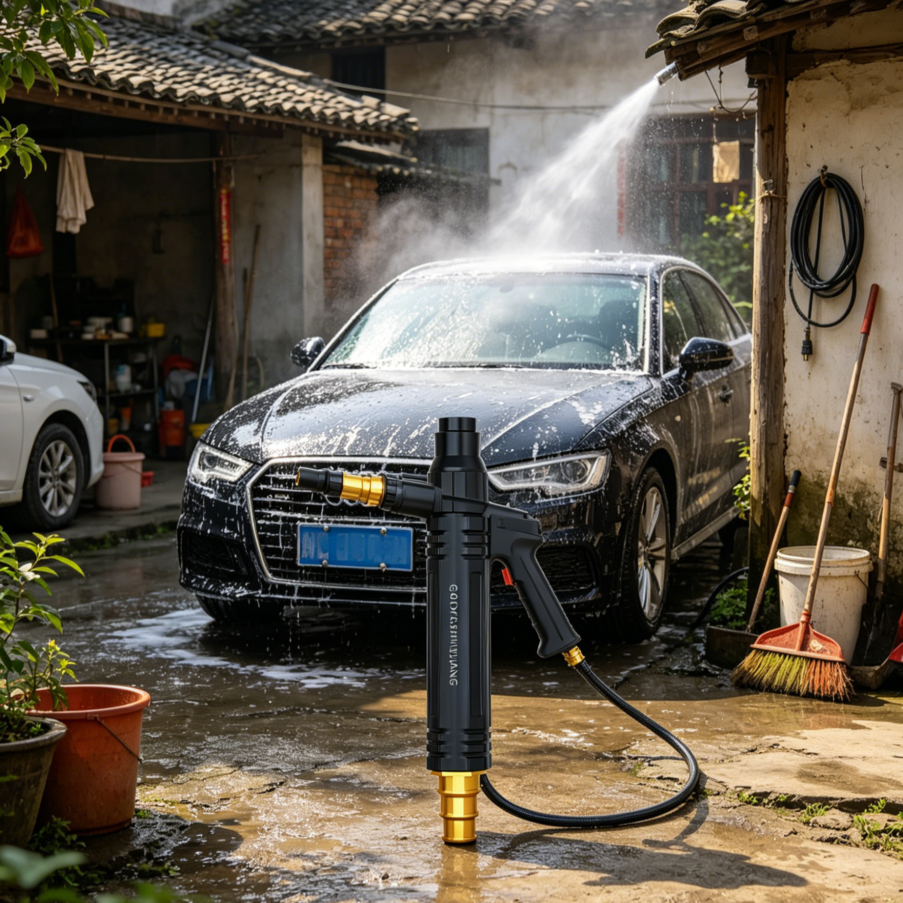 Professional High-Pressure Car Wash Water Gun | Multi-Functional Home Cleaning Tool | Leak-Proof Durable Sprayer