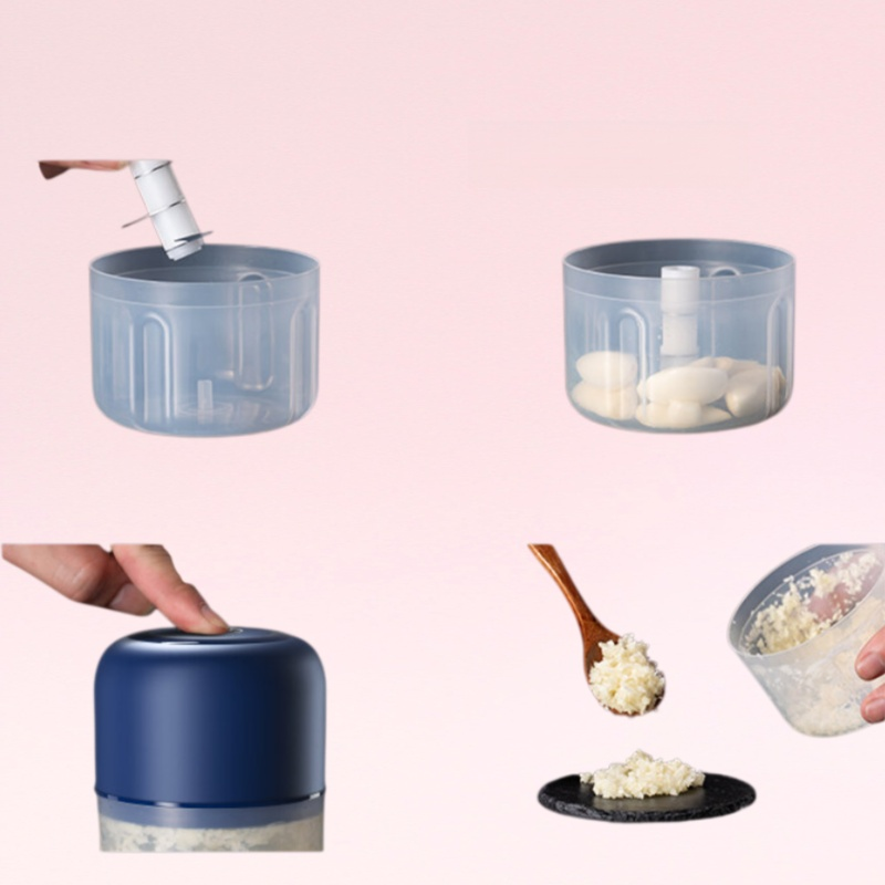 搗蒜泥廚房用品切菜器蒜泥器手拉式