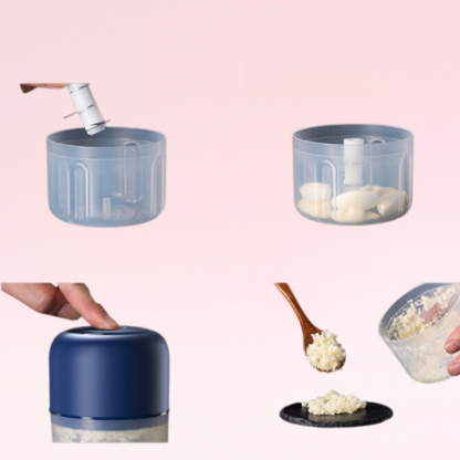 搗蒜泥廚房用品切菜器蒜泥器手拉式