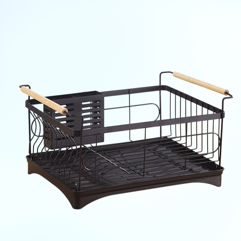 不鏽鋼烤漆水槽瀝水架廚房置物架