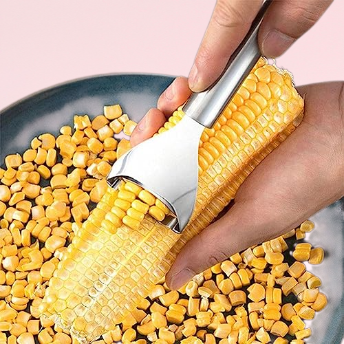廚房玉米剝粒神器不銹鋼玉米刨家用剝玉米手動削玉米脫粒器瓜果刀