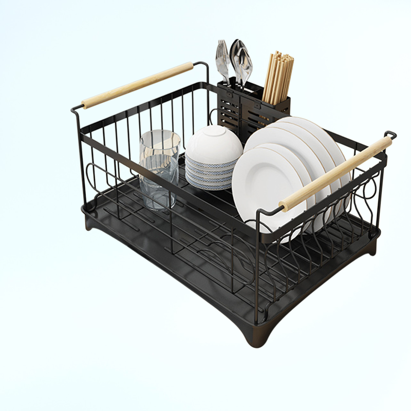 不鏽鋼烤漆水槽瀝水架廚房置物架