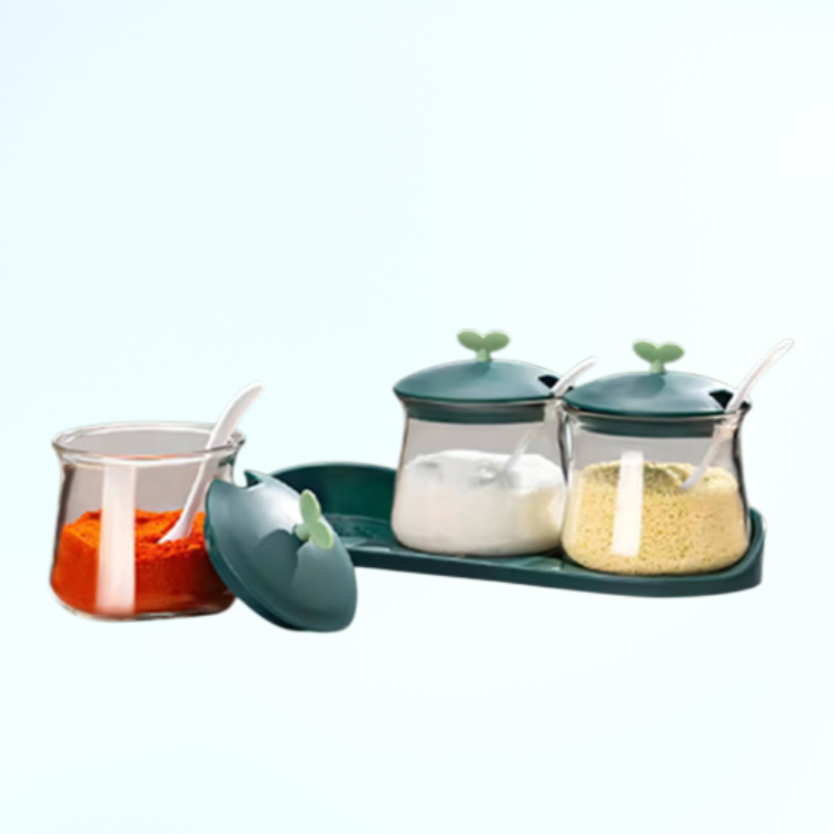 新款玻璃油壺調味罐套裝