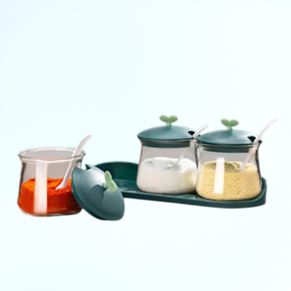 新款玻璃油壺調味罐套裝