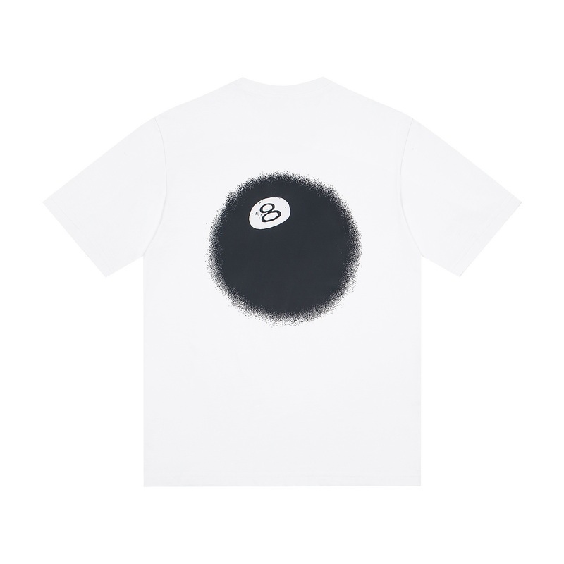 Stussy Spray 8-Ball Tee "White"