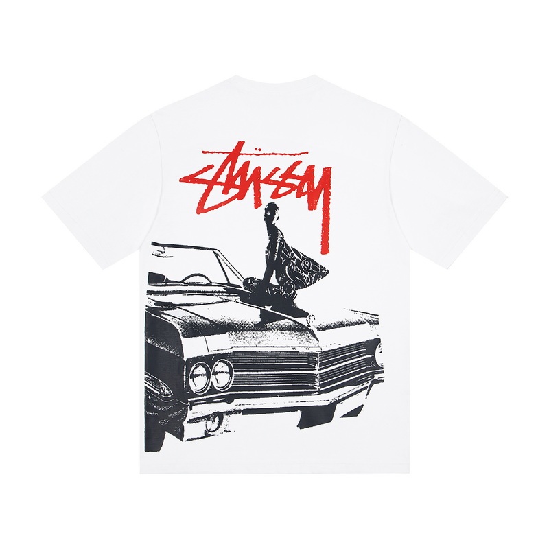 Stussy Beat Crazy Tee "White"