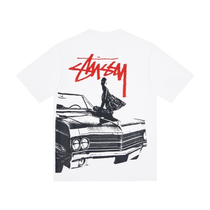 Stussy Beat Crazy Tee "White"