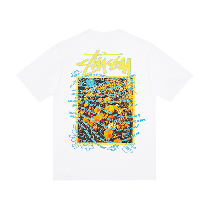 Stussy Super Bloom Tee "White"