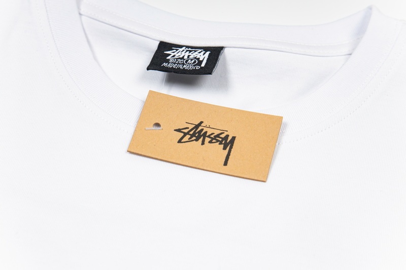 Stussy Beat Crazy Tee "White"