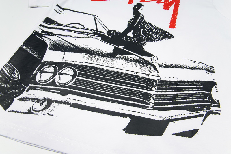 Stussy Beat Crazy Tee "White"