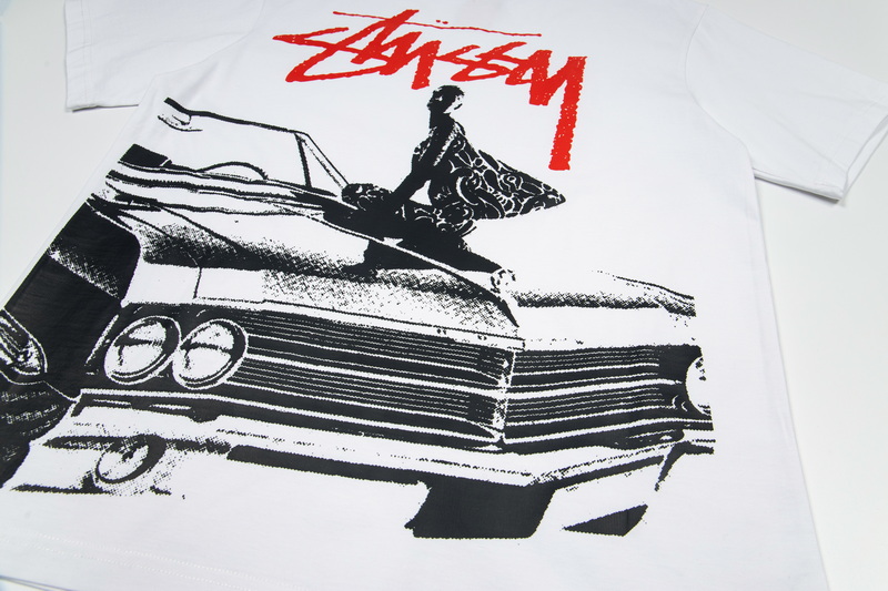 Stussy Beat Crazy Tee "White"
