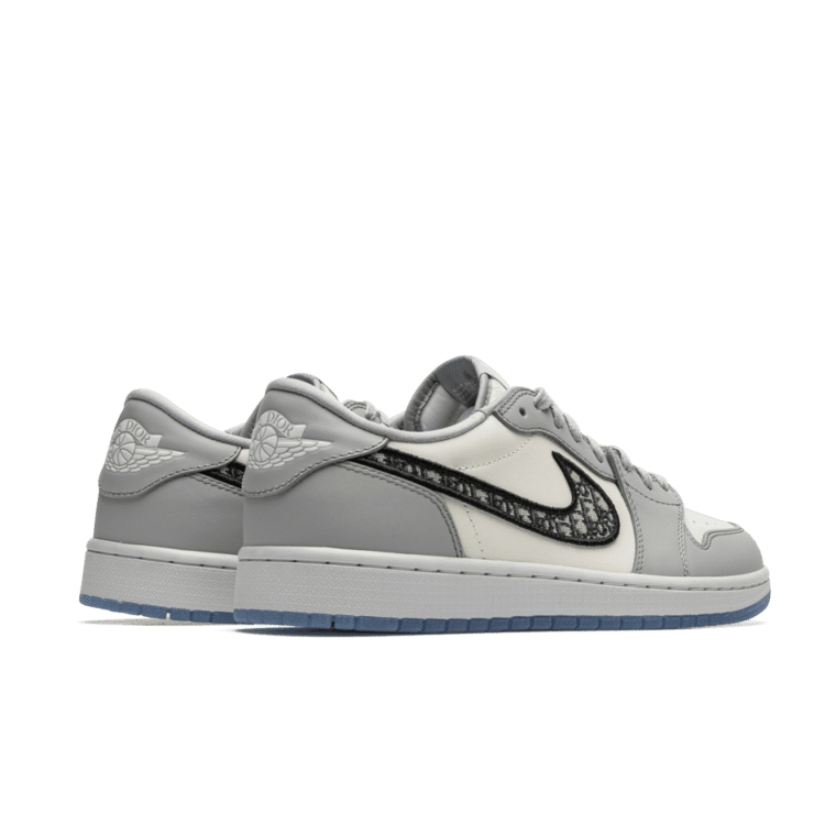 Dior x Air Jordan 1 Retro Low OG "White Wolf Grey"