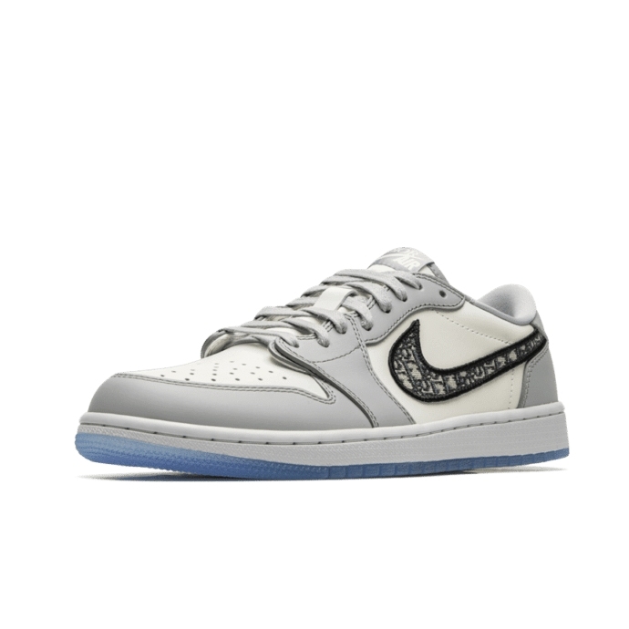 Dior x Air Jordan 1 Retro Low OG "White Wolf Grey"
