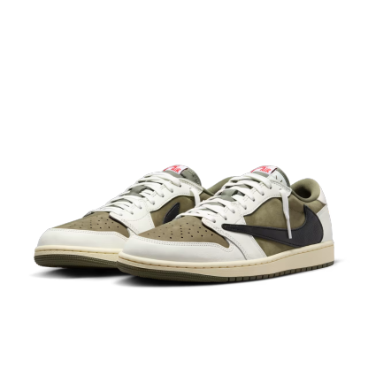 Travis Scott x Air Jordan 1 Retro Low OG SP "Medium Olive"