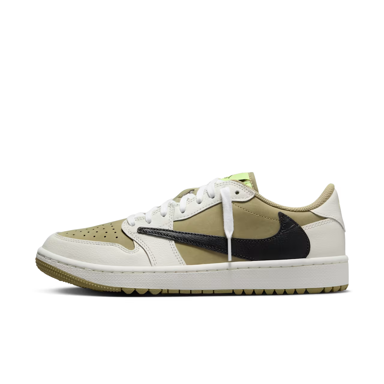 Travis Scott x Air Jordan 1 Retro Low Golf "Neutral Olive"