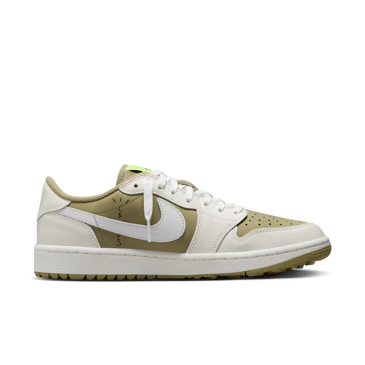 Travis Scott x Air Jordan 1 Retro Low Golf "Neutral Olive"