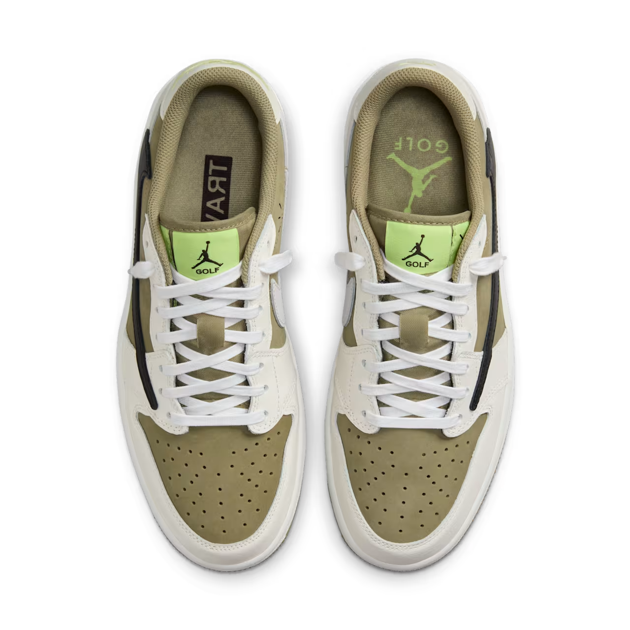Travis Scott x Air Jordan 1 Retro Low Golf "Neutral Olive"