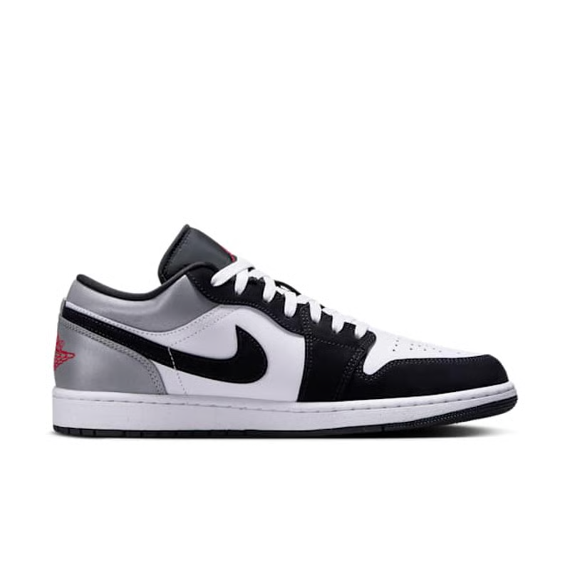 Air Jordan 1 Low SE "White Fire Red Black Matte Silver"