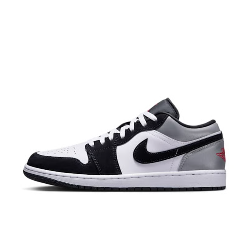 Air Jordan 1 Low SE "White Fire Red Black Matte Silver"