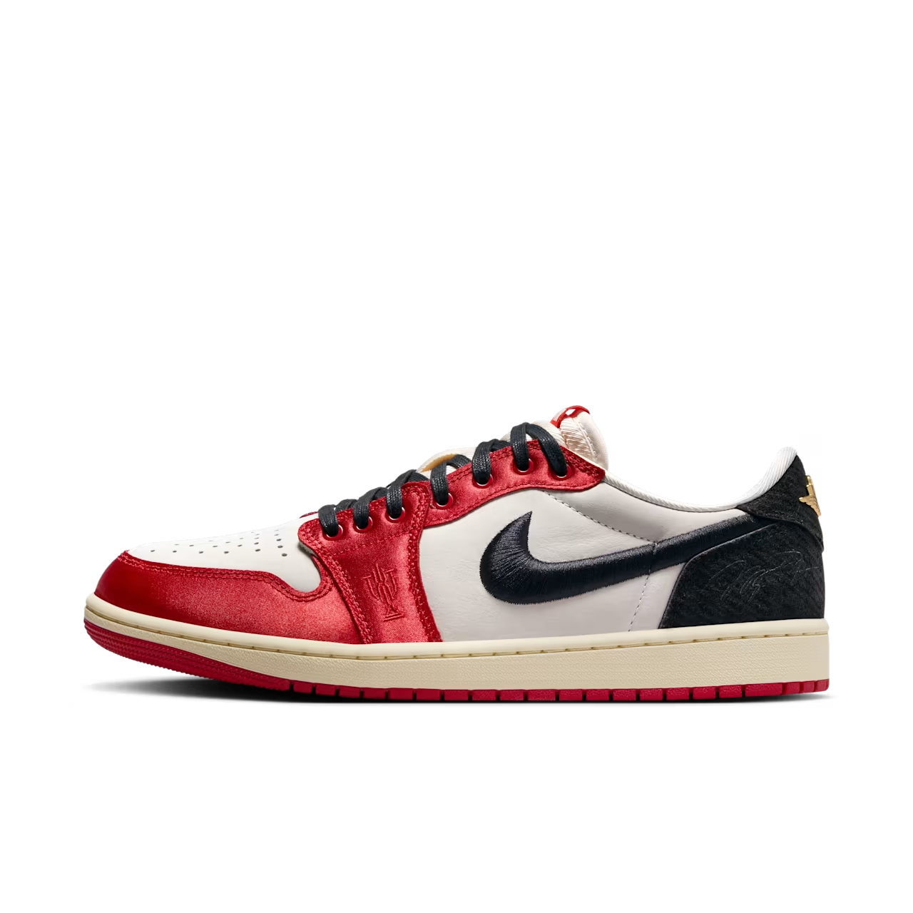 Trophy Room x Air Jordan 1 Retro Low OG "Sail and Varsity Red"