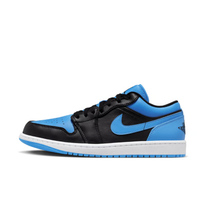 Air Jordan 1 Low "Black University Blue"